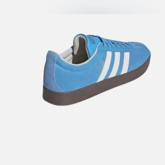 Adidas VL Court 2.0 Blue and White Sneakers - Picture 3 of 6